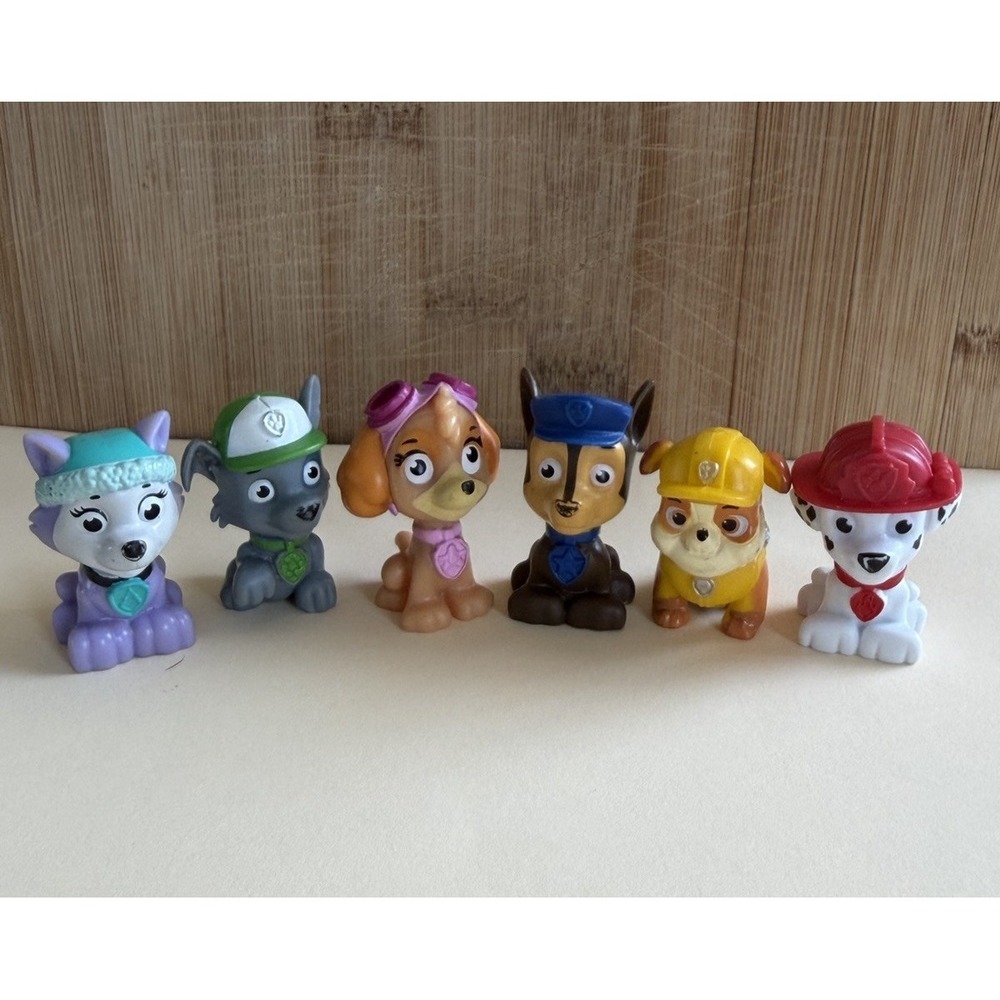 Paw Patrol Mini Figures Set 6, 1.5" Tall